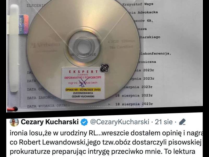 Lewandowski z prokuraturą vs. Kucharski. Wojna na ekspertyzy